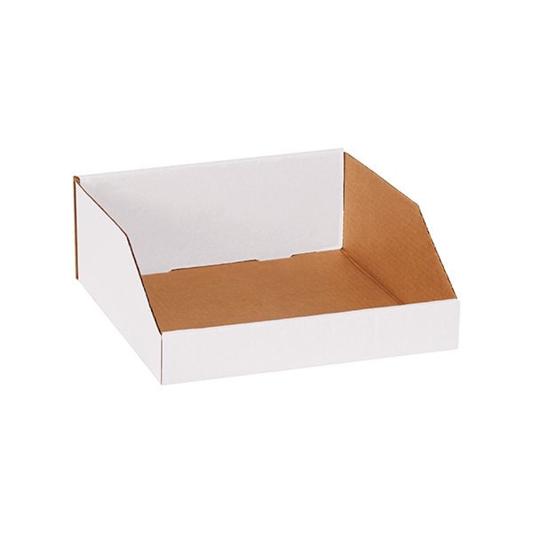 Bsc Preferred 12 x 12 x 4-1/2'' White Bin Boxes, 50PK BUY00032189 - main